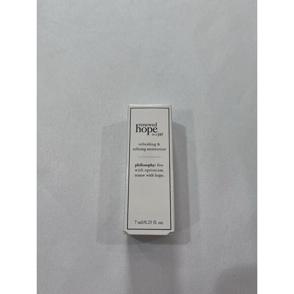 Philosophy RENEWED HOPE IN A JAR Refreshing Refining Moisturizer 0.25oz 7mL Mini - Picture 1 of 4